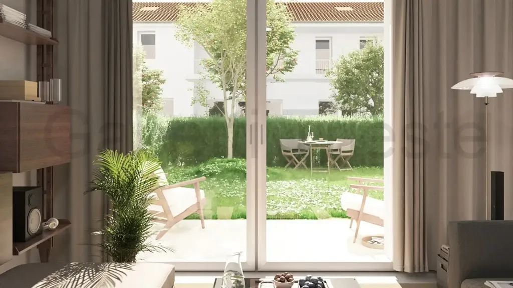 Séjour - Modern Apartment with Private Gardens in Trieste