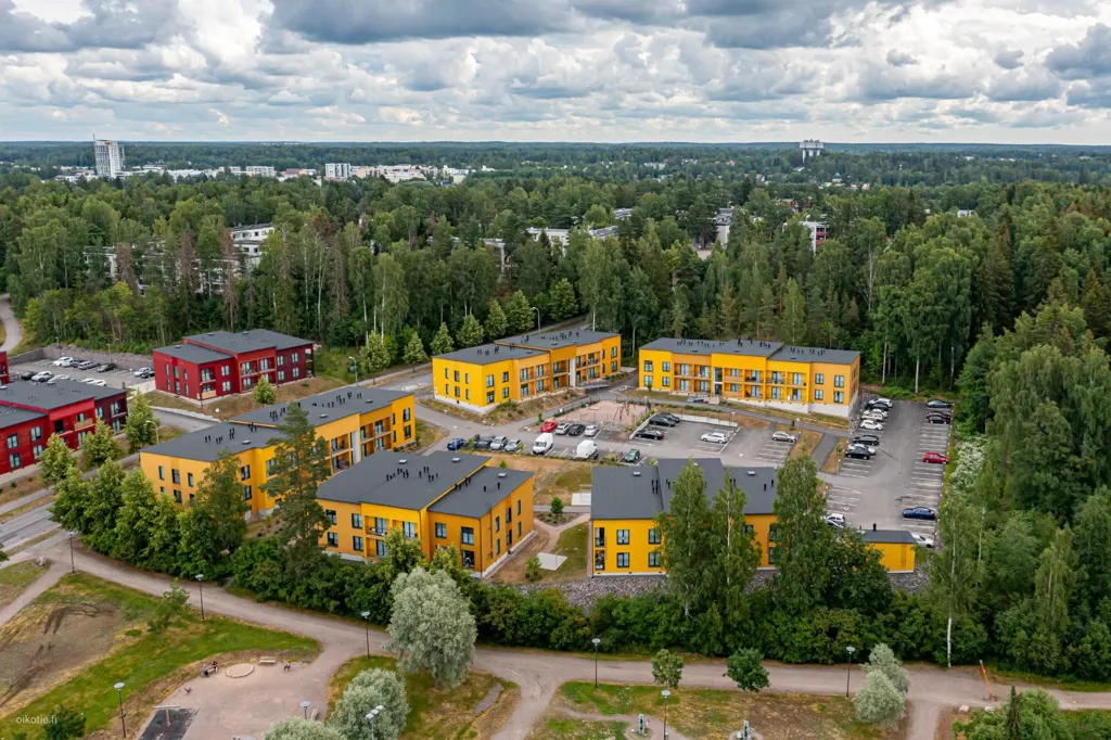Vue aérienne - Modern Flat with Balcony in Vantaa