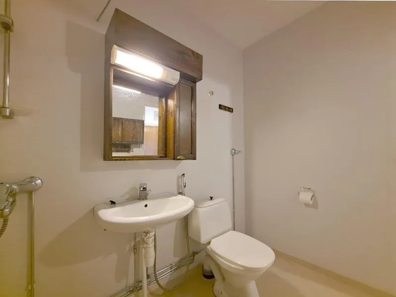 Salles de bain - Bright Studio with Balcony in Laajalampi, Mikkeli