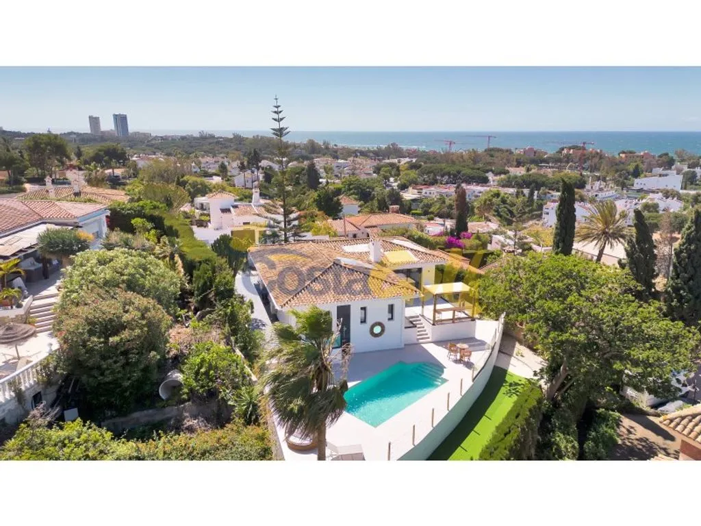 Vue aérienne - Luxury Villa with Pool in Elviria, Marbella
