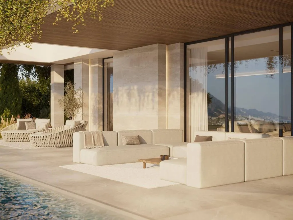 Piscine - Luxury Villa with Sea View in Benahavís