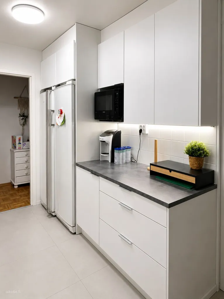 Köök - End-Unit Flat with Sauna in Sorvakko, Uusikaupunki