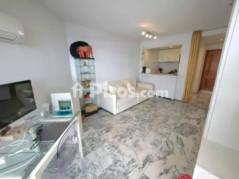 Living Room - Apartment with Pool in Marina Botafoch, Ibiza