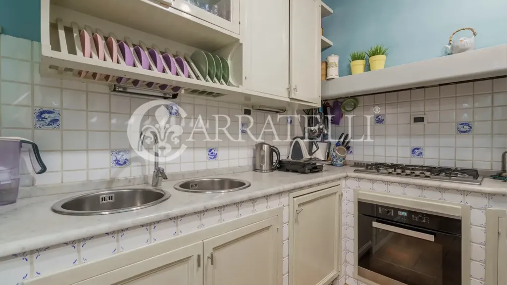 Köök - Luxury Flat with Courtyard in Florence Centre