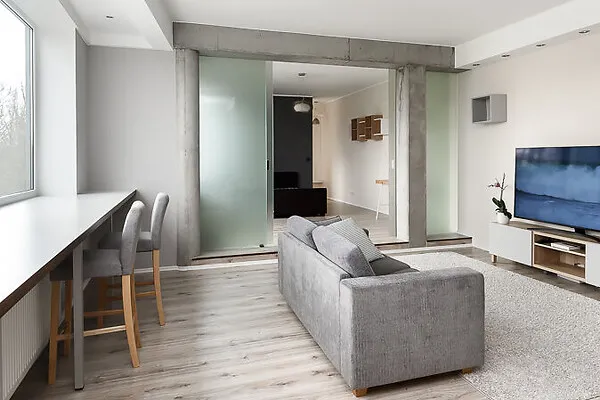 Séjour - Appartement 2 pièces à Pärnu