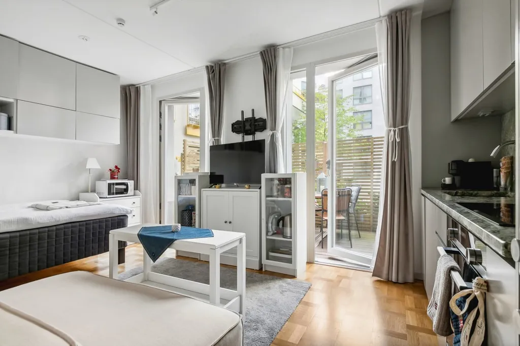 Magamistoad - Apartment with Generous Terrace in Sundbyberg