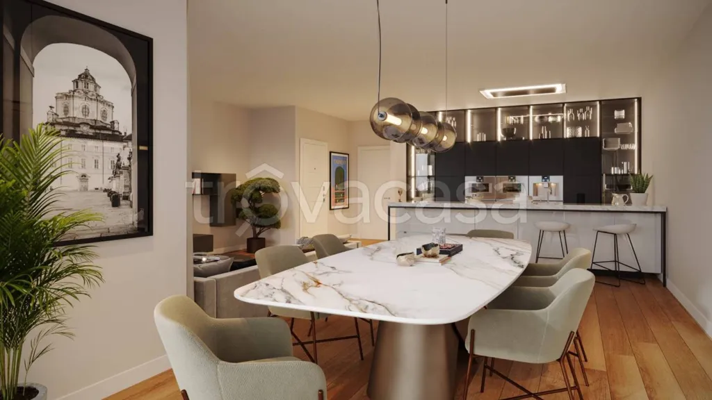 Söögituba - Contemporary Flat with Terrace in Turin
