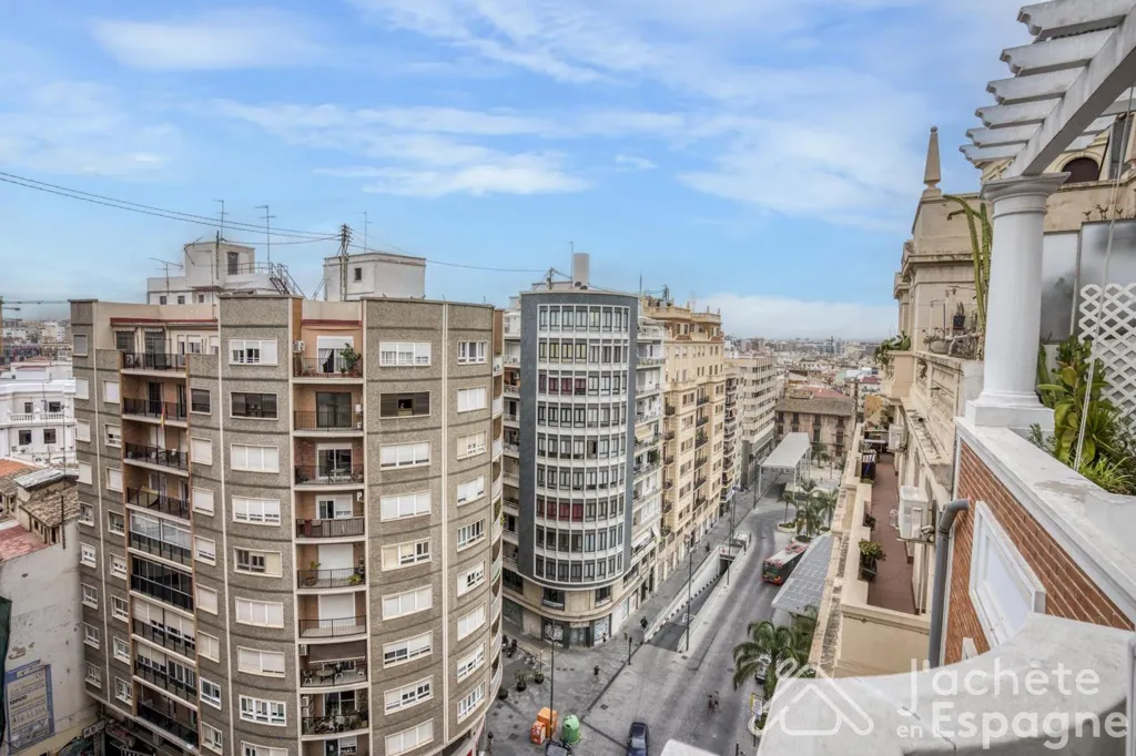 Balcon - Penthouse with Terraces in El Mercat, Valencia