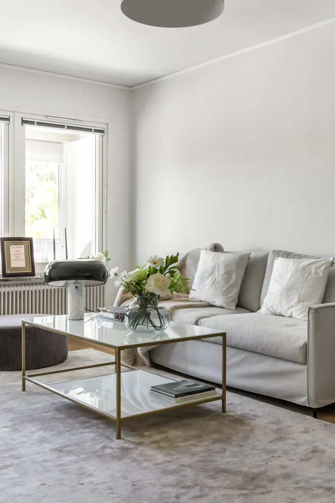 Soggiorno - Renovated Apartment with West-Facing Balcony in Sölvesborg
