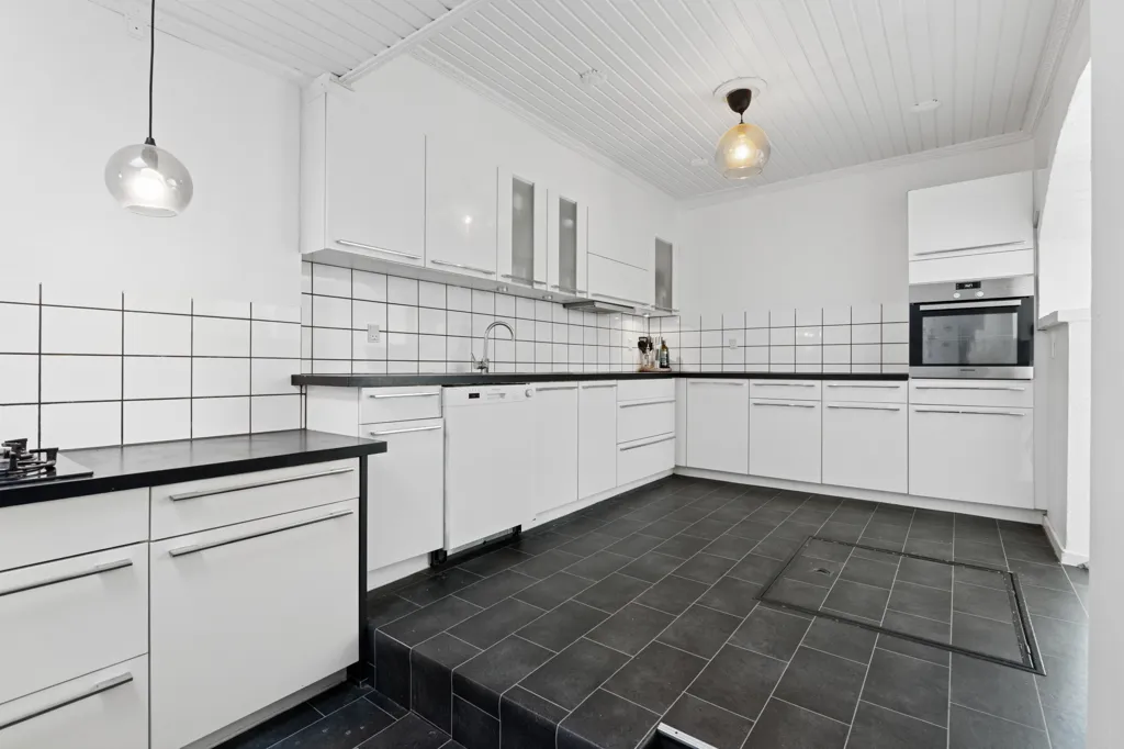 Cuisine - Terraced House with Carport in Brande