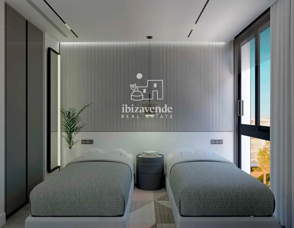 Chambres - New Build Apartment with Sea View in San Antonio