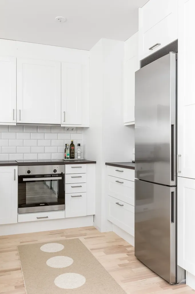 Cuisine - Two-Bedroom Flat with Garden View in Tannefors