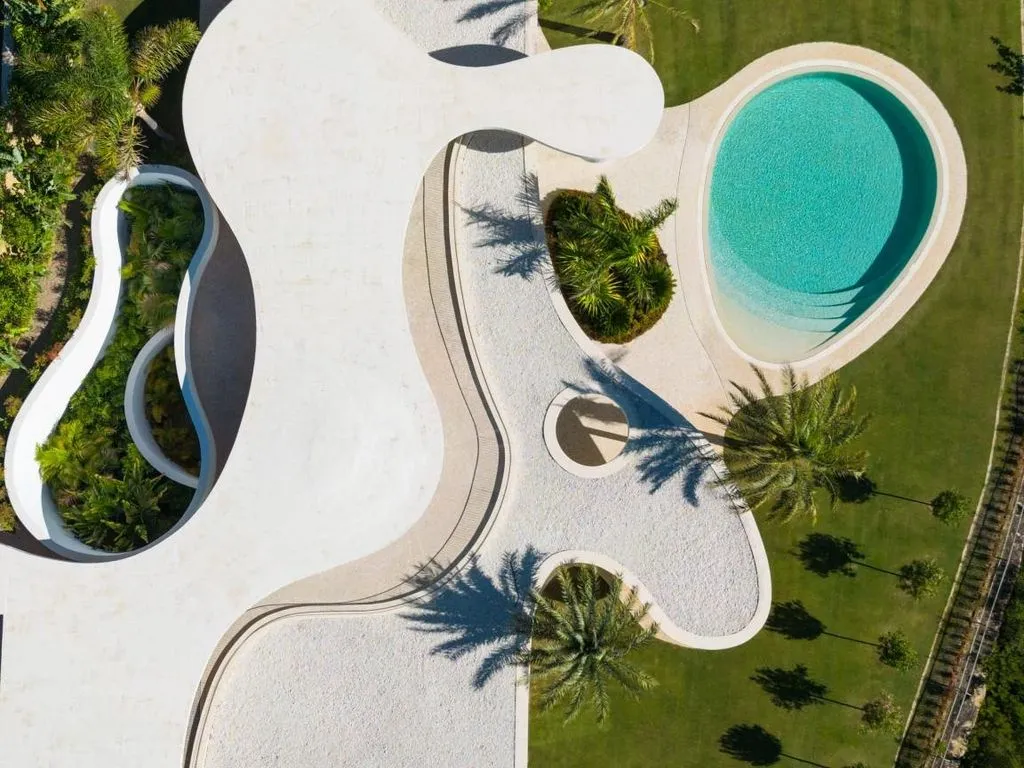 Vista aerea - Contemporary Villa with Pool in Estepona