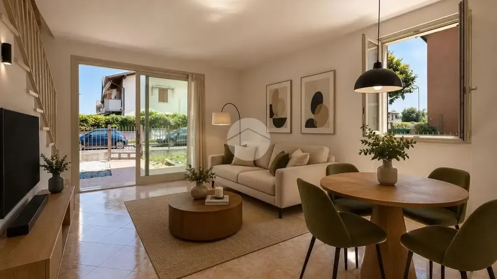 Living Room - Semi-Detached Villa with Garden in Rovato