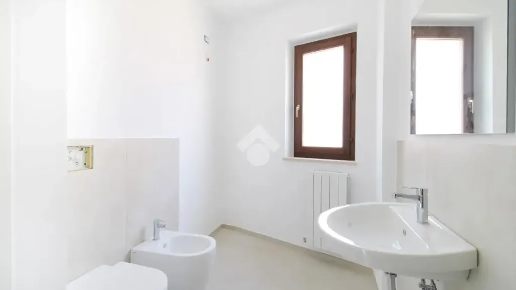 Salles de bain - Trilocale with Private Garden in Monte Urano