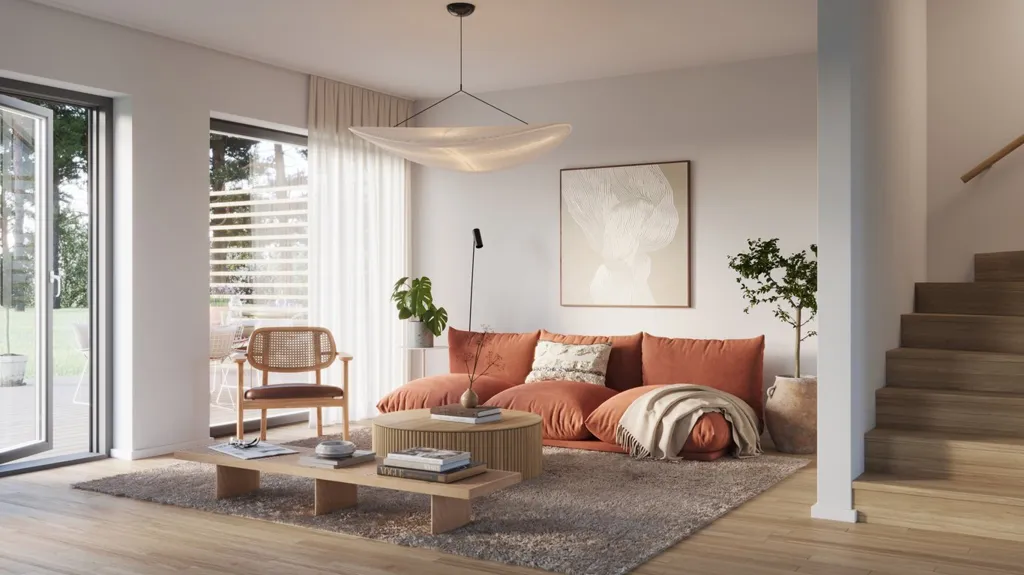 Séjour - Modern Parhouse with Terrace in Vega