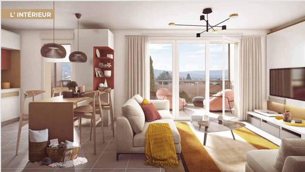 Séjour - Appartement Luxe avec TVA Réduite à Épinay-sur-Seine