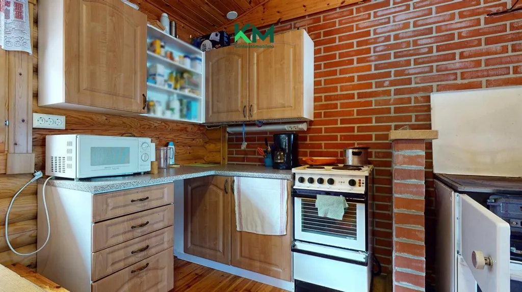 Kitchen - Cottage with Private Sauna in Maksamaa