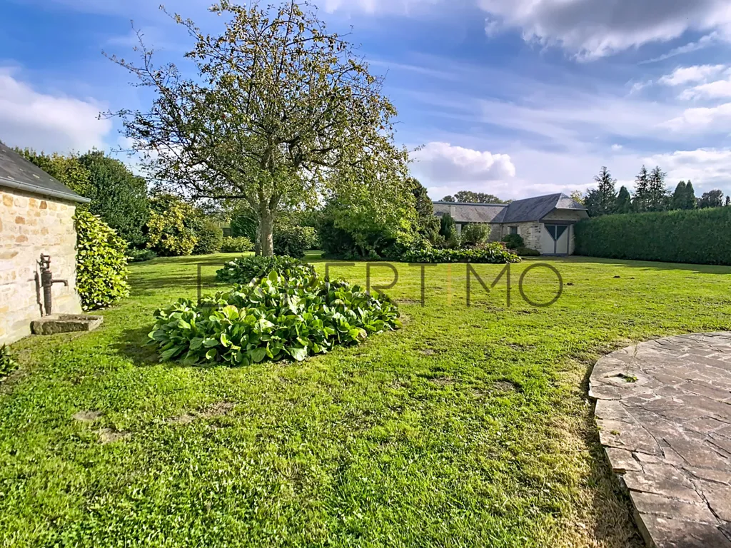Garden - Renovated Stone House with Workshop in Noyers-Bocage