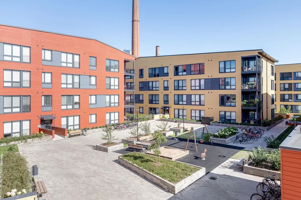 Vista aerea - Modern Apartments with Balcony in Turku Centre
