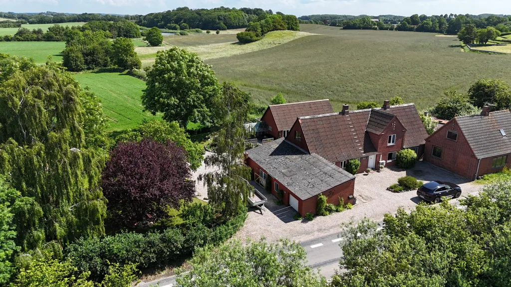 Õhuvaade - Historic Villa with Garden in Rudkøbing