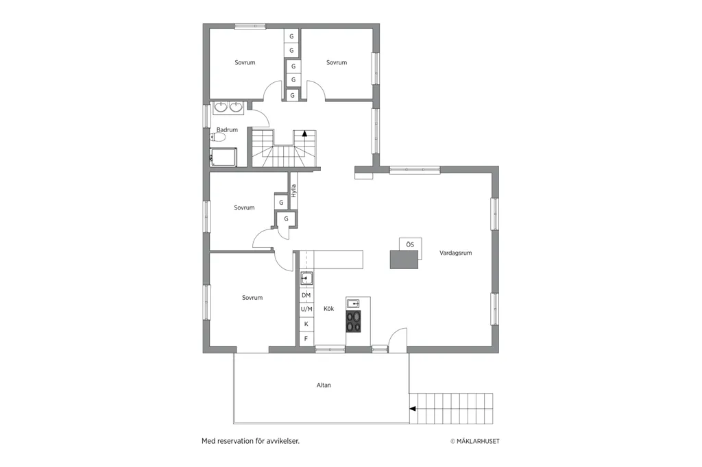 Plan - Villa in Enskede, Ready for Sale