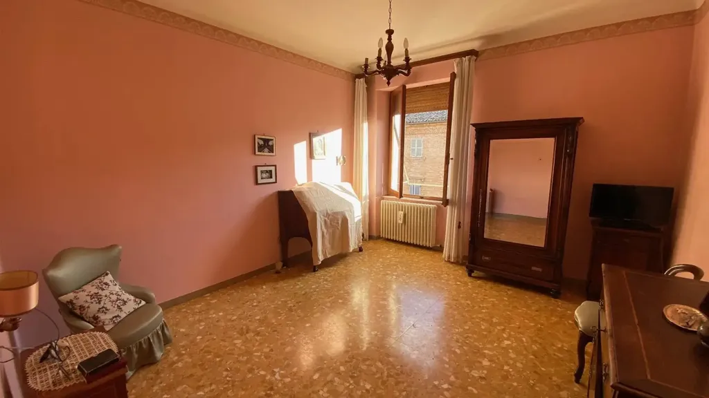 Bedrooms - Panoramic Apartment with Balcony in San Severino Marche
