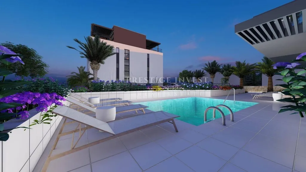 Pool - Modern Apartment with Sea View in Sukošan