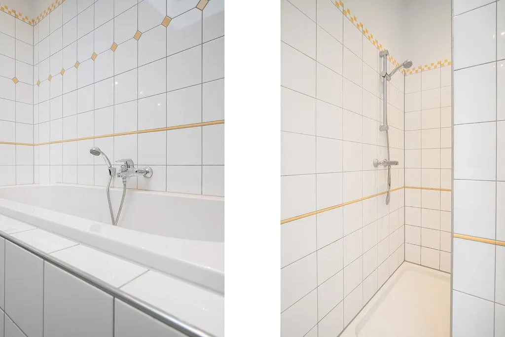 Salles de bain - Character Villa with Park View in Kralingen