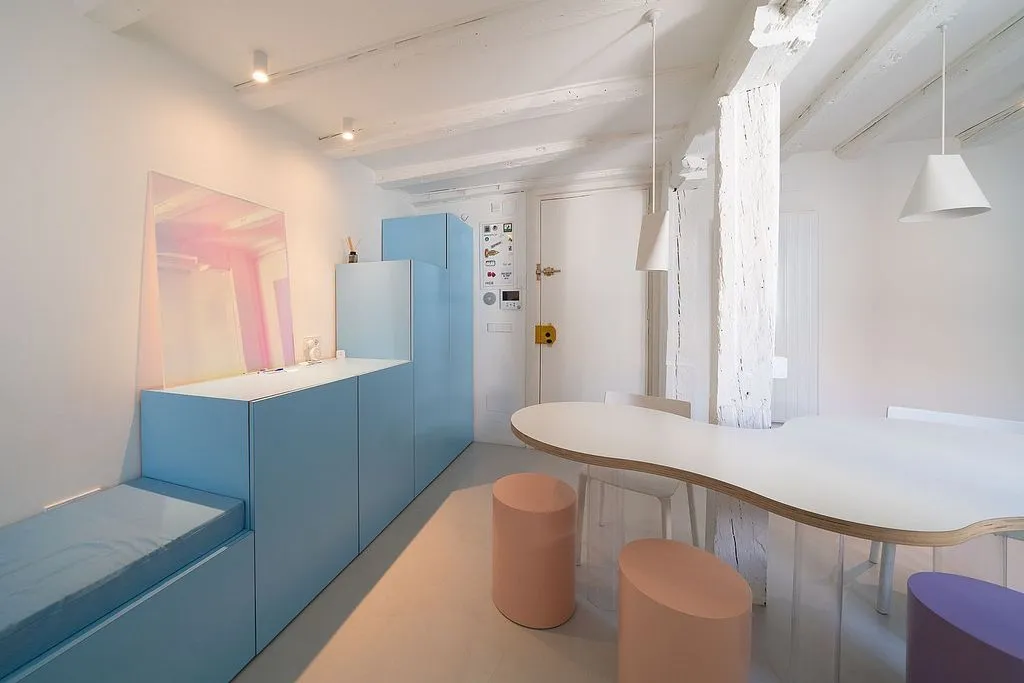 Dining Room - Furnished Flat with Historic Charm in Madrid