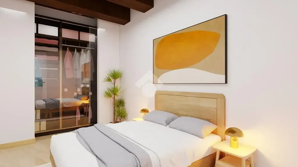 Bedrooms - Modern Apartment with Balcony in Poiano, Verona