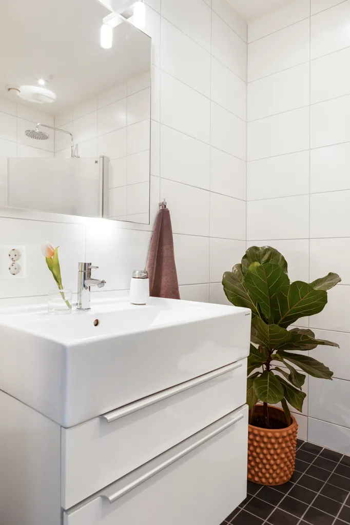 Bathrooms - Gable House with Garden in Ljunghusen