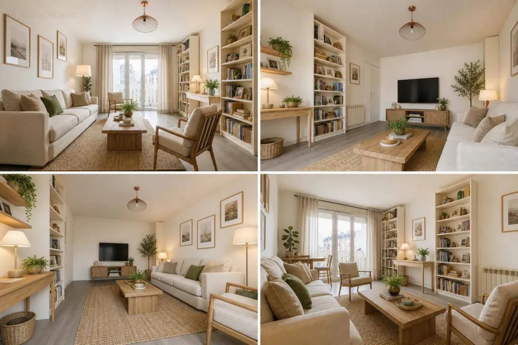 Elutuba - 3-Bedroom Apartment with Balcony in Saint-Mandé