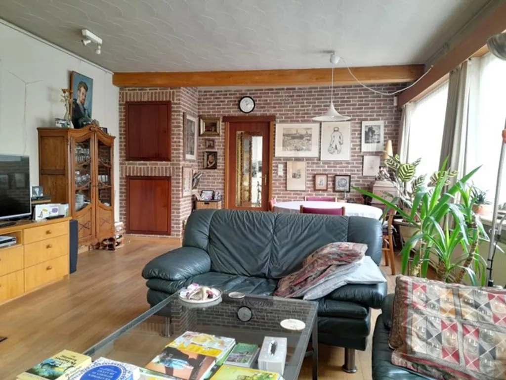Living Room - Mixed-Use House with Garden in Nijlen