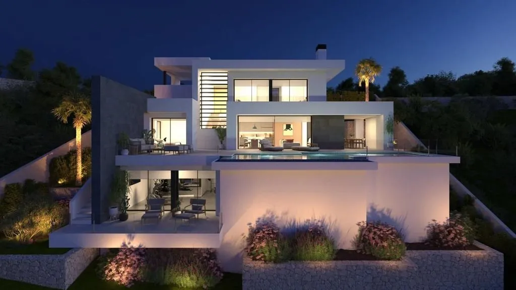 Exterior - Luxury Villa with Sea View in Benitachell