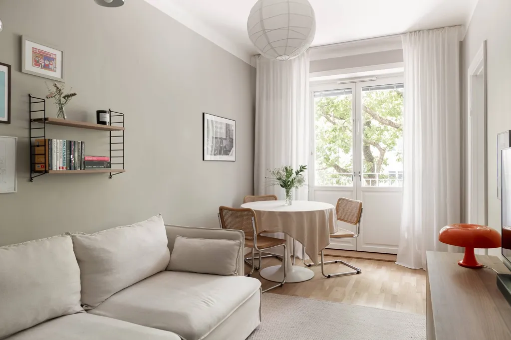 Séjour - Apartment with Sunny Balcony in Kristineberg