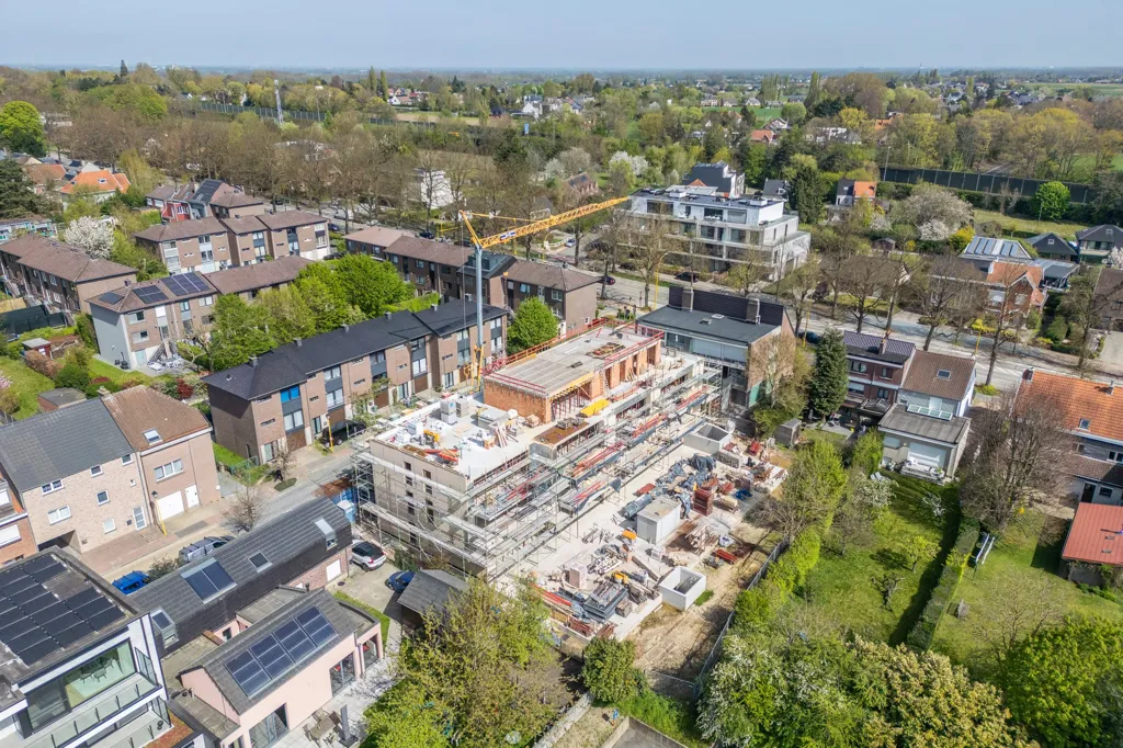 Vista aerea - Eco-Friendly Apartments with Terraces in Meise