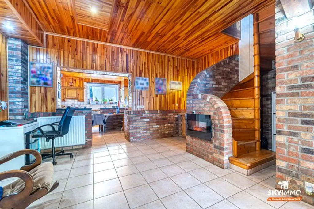 Soggiorno - Charming House with Terrace in Waremme