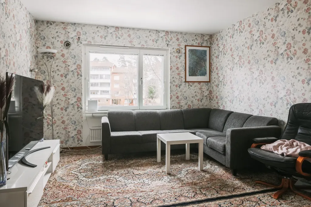Séjour - 1-Bedroom Flat with Renovated Features in Akaciastigen