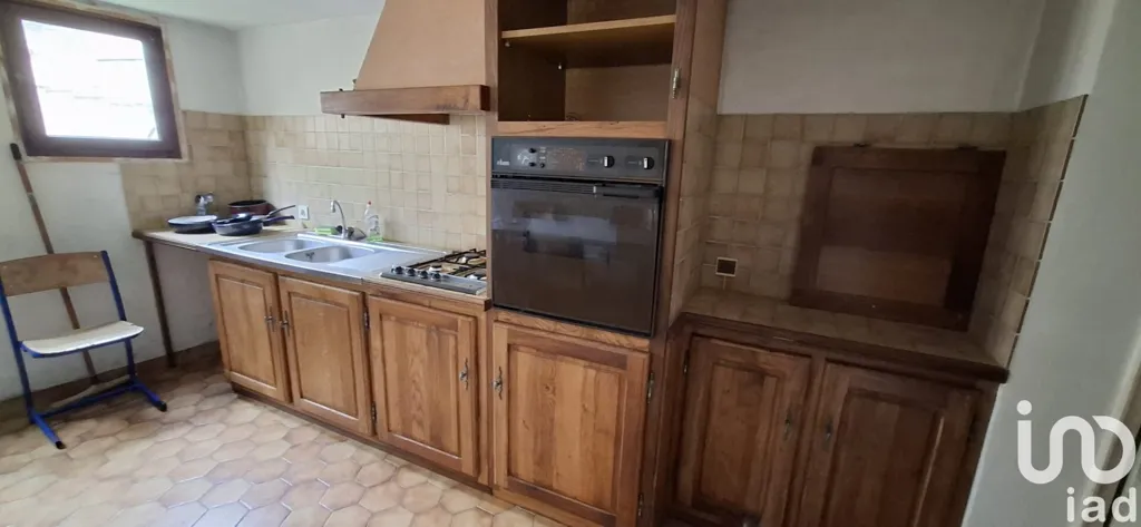 Kitchen - Restoration-Ready Stone House in Loches-sur-Ource
