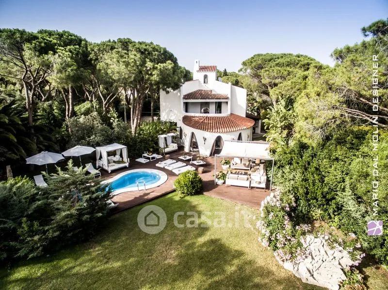 Aerial - Villa with Pool in Santa Margherita di Pula