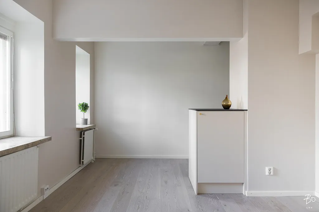 Living Room - Modernised Studio with Garden in Ullanlinna, Helsinki