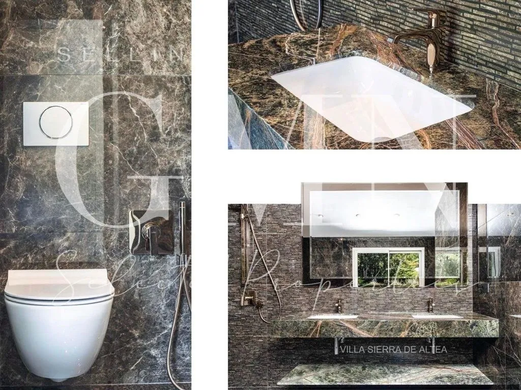 Bathrooms - Luxury Villa with Sea View in Altea