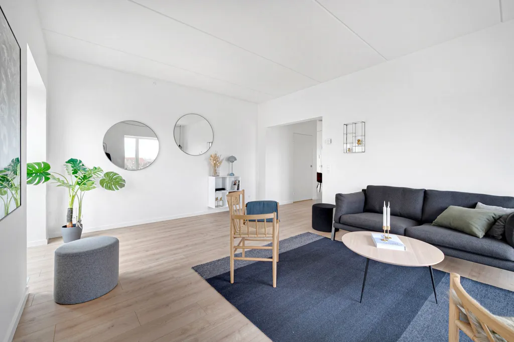 Living Room - 3-Bedroom Flat in Aarhus North