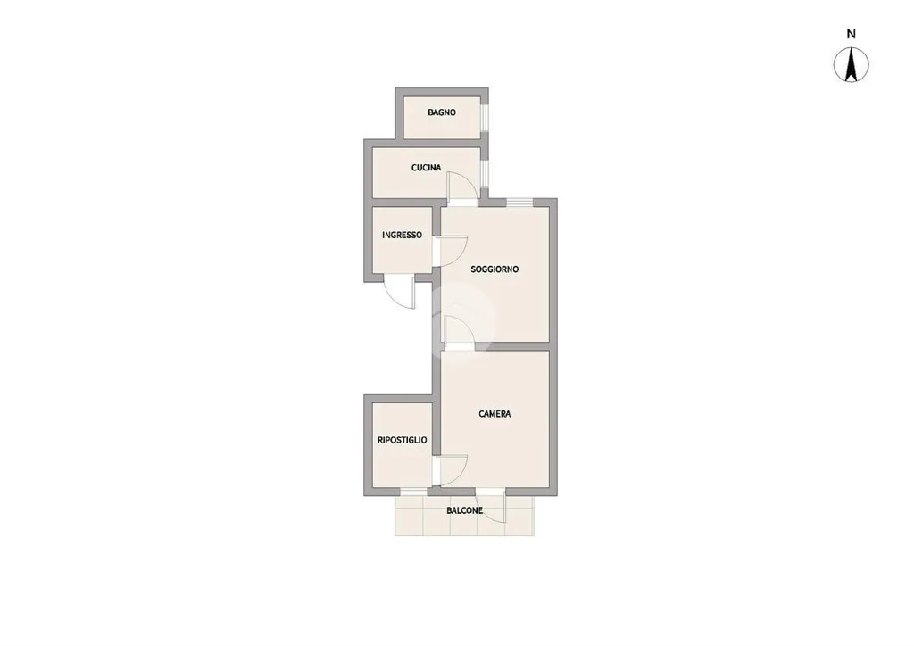 Plaan - Twin-Storey Apartment with Balcony in Palermo