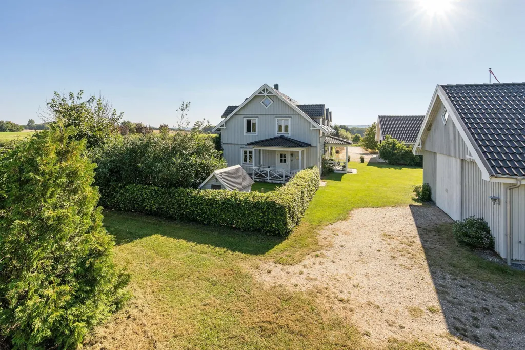 Vue aérienne - Modern Farmhouse with Equestrian Facilities near Himmelbjerget