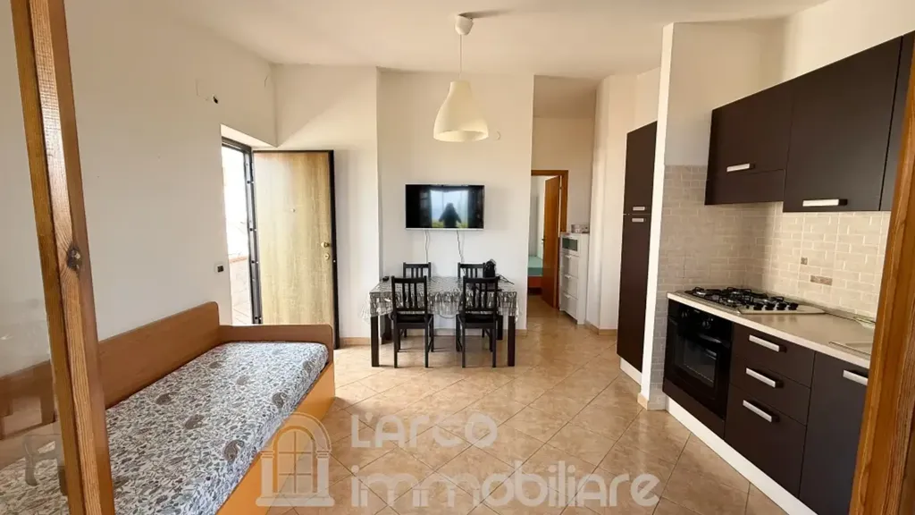 Köök - Terrace Apartment with Sea View in Scalea