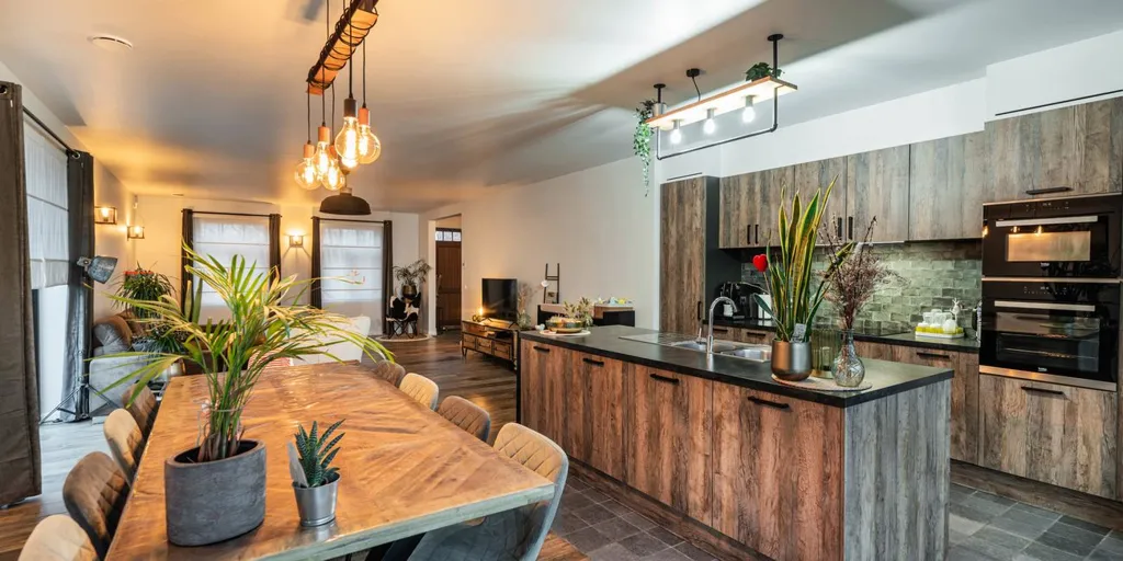 Cuisine - Maison Moderne avec Terrasse à Beerse