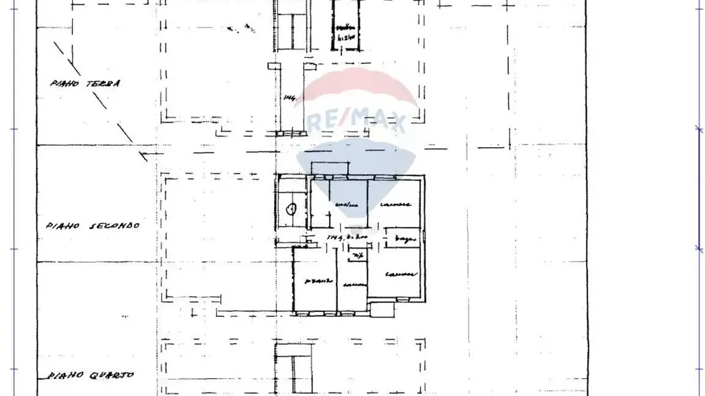 Plan - Apartment with Two Terraces in Fabriano