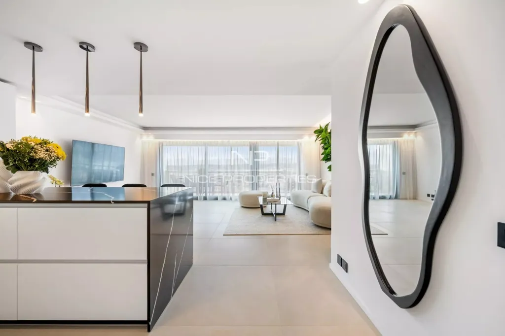 Köök - Penthouse with Sea View in Nice
